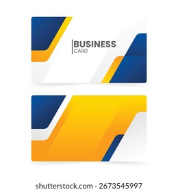 elementos abstratos de gradiente do modelo de cartão de visita moderno