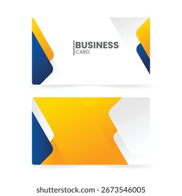 elementos abstratos de gradiente do modelo de cartão de visita moderno