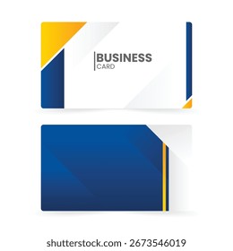 modern business card template gradient abstract elements