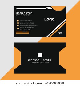 Modern Business Card Template for Graphic Designer