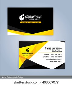 Modern business card template, Illustration Vector 10