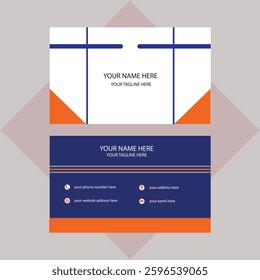 
Modern business card, card template with pattern and business card template,