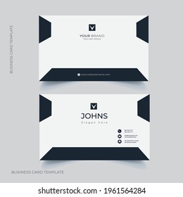 Modern business card template, Professional design -double sided.