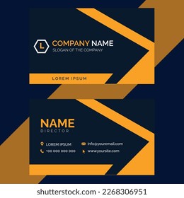 Modern business card template ready print