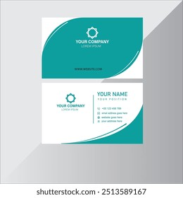 Modern business card template. Simple business card template. Business card. 