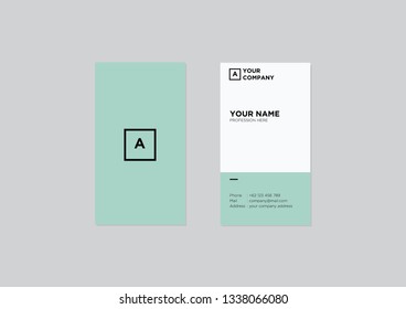 Modern Business Card Template is suitable for your company who wants a clean, minimal style.