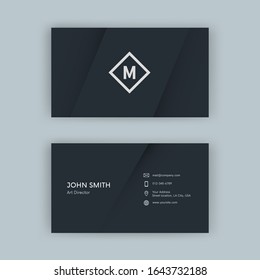 Modern Business Card template vector design.