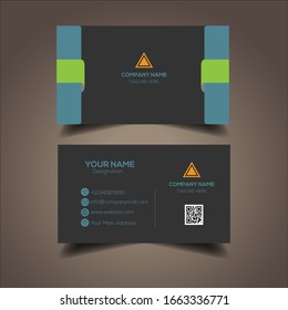 Modern business card template. Vector design