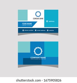 modern business card template vector design