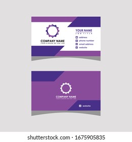 modern business card template vector design