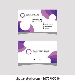 modern business card template vector design