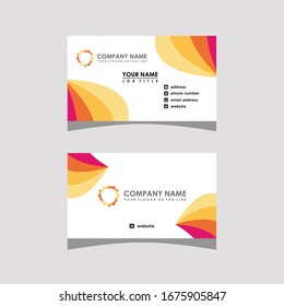 modern business card template vector design