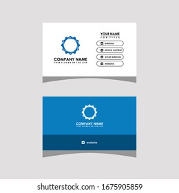 modern business card template vector design