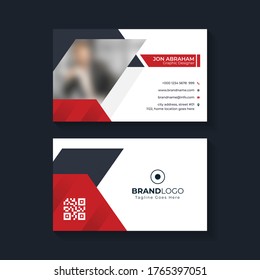 Modern business card template vector