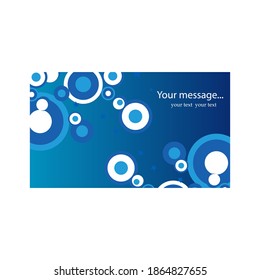 Modern business card template vector design