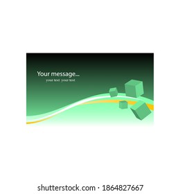 Diseño vectorial de plantilla de tarjeta de negocios moderna