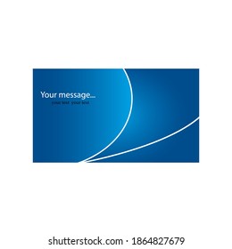 Modern business card template vector design