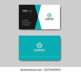 Modern Business Card Template Vector Design. Creative Clean Style Vector Illustration. Stationery Design. Visiting card design