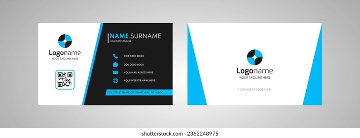Vector de plantilla de tarjeta de negocios moderna