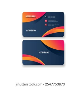 modern business card template vector format