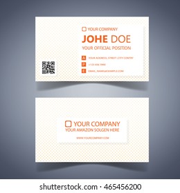 Modern business card template well design