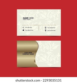 Modern business card template for business world. These files are easy to editable .