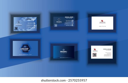 Modern Business Card with Two Sides Card