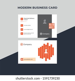 Modern Business Card - Vector