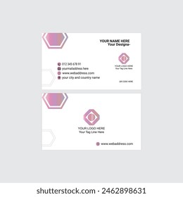 Modern Business Card Vector Design. Simple Business Card Template