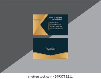 Modern Business Card Vector Design Template