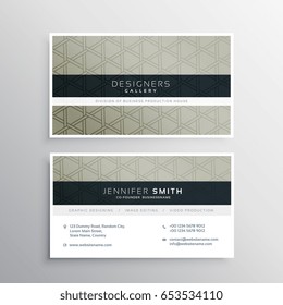 modern business card vector design for your company