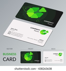 Modern Business Card, Vector EPS 10 Illustration