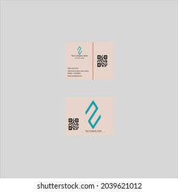 modern business card and  vector file template