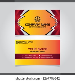 Modern Business card vector template.