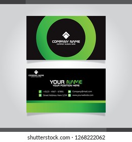 Modern Business card vector template.