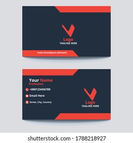 Modern Business Card Vector Template