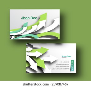 Modern Business Card Vector Template.