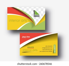 Modern Business Card Vector Template.