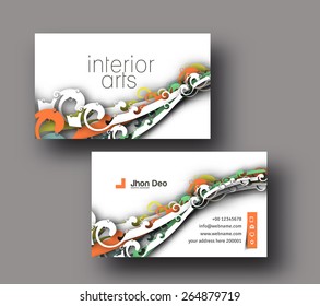 Modern Business Card Vector Template.