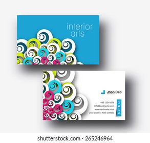Modern Business Card Vector Template.