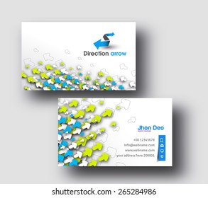 Modern Business Card Vector Template.