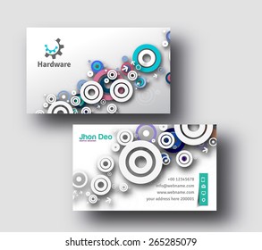 Modern Business Card Vector Template.
