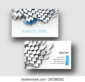 Modern Business Card Vector Template.