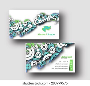Modern Business Card Vector Template.