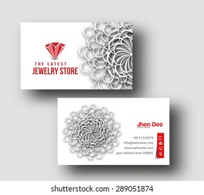 Modern Business Card Vector Template.