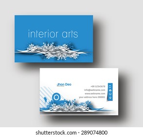 Modern Business Card Vector Template.