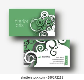 Modern Business Card Vector Template.