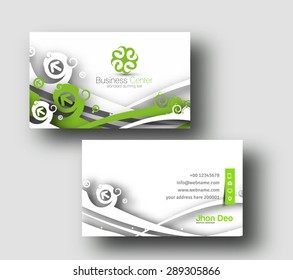 Modern Business Card Vector Template.