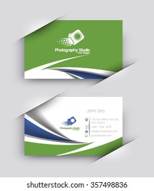 Modern Business Card Vector Template.