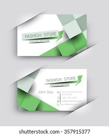 Modern Business Card Vector Template.